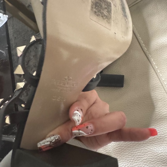 Valentino Rockstud High Heeled Sandals - Picture 3 of 3